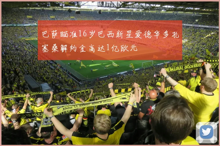 巴萨瞄准16岁巴西新星爱德华多孔塞桑解约金高达1亿欧元