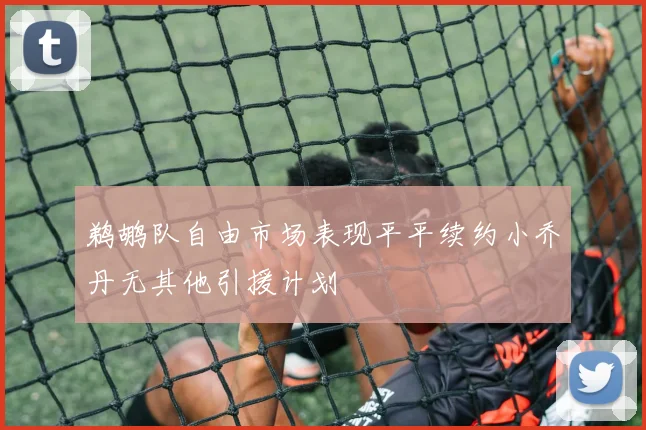 鹈鹕队自由市场表现平平续约小乔丹无其他引援计划